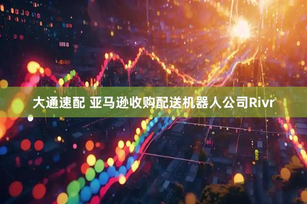 大通速配 亚马逊收购配送机器人公司Rivr