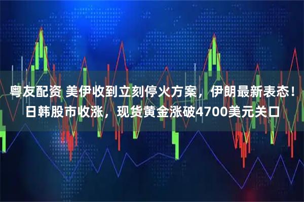 粤友配资 美伊收到立刻停火方案，伊朗最新表态！日韩股市收涨，现货黄金涨破4700美元关口