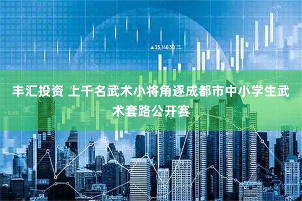 丰汇投资 上千名武术小将角逐成都市中小学生武术套路公开赛