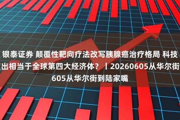 银泰证券 颠覆性靶向疗法改写胰腺癌治疗格局 科技巨头AI支出相当于全球第四大经济体？丨20260605从华尔街到陆家嘴