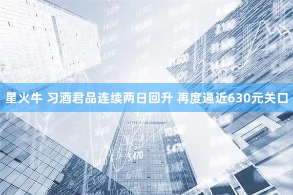 星火牛 习酒君品连续两日回升 再度逼近630元关口